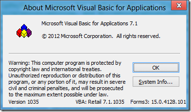 fixing visual basic for applications download